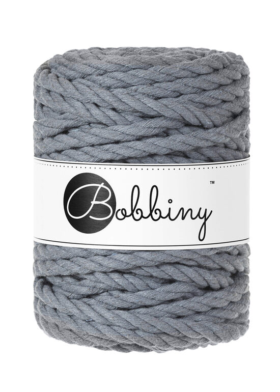Makramē virve 3PLY - Steel